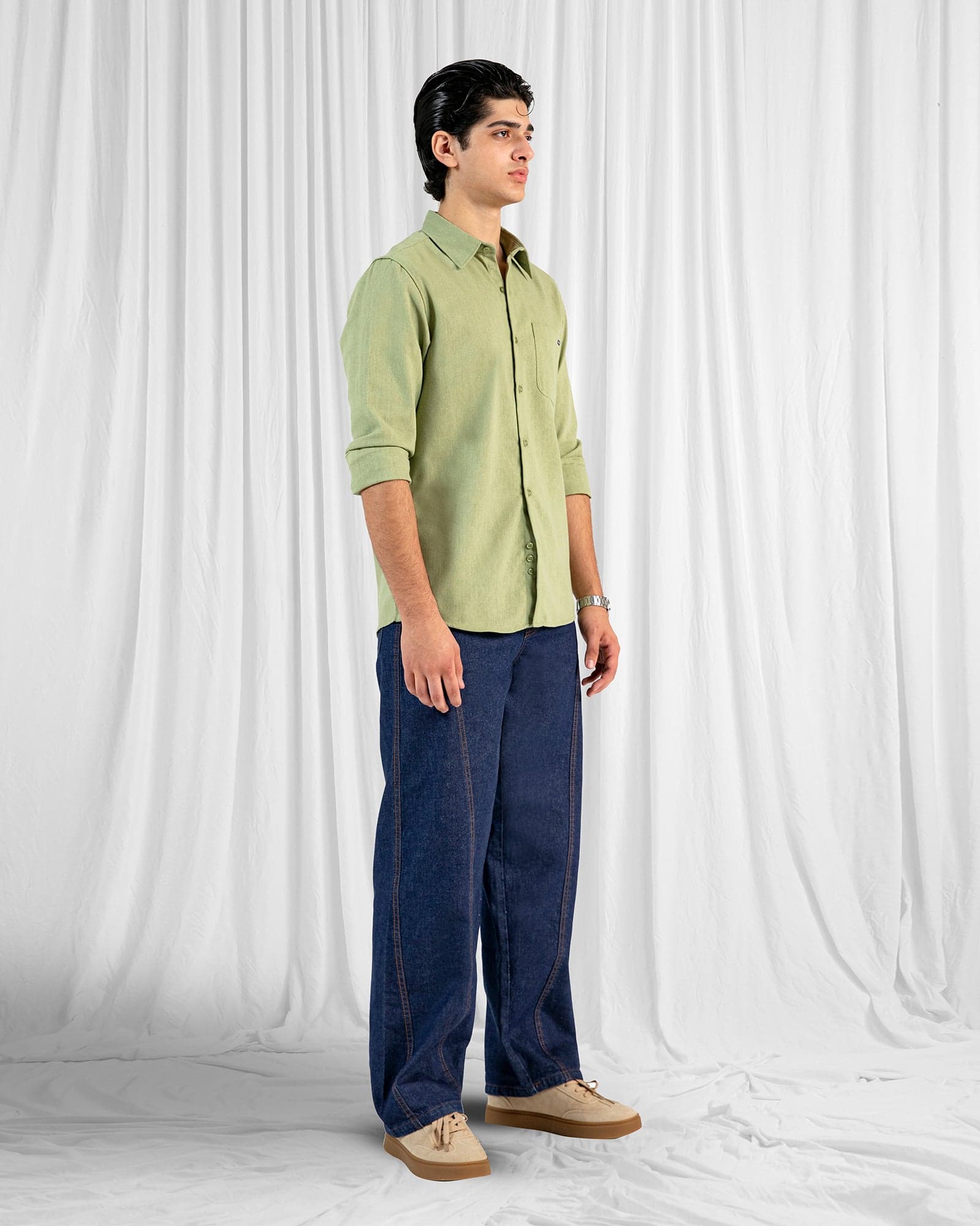 Men Regular Fit Casual Shirt - Livour - Buy Now