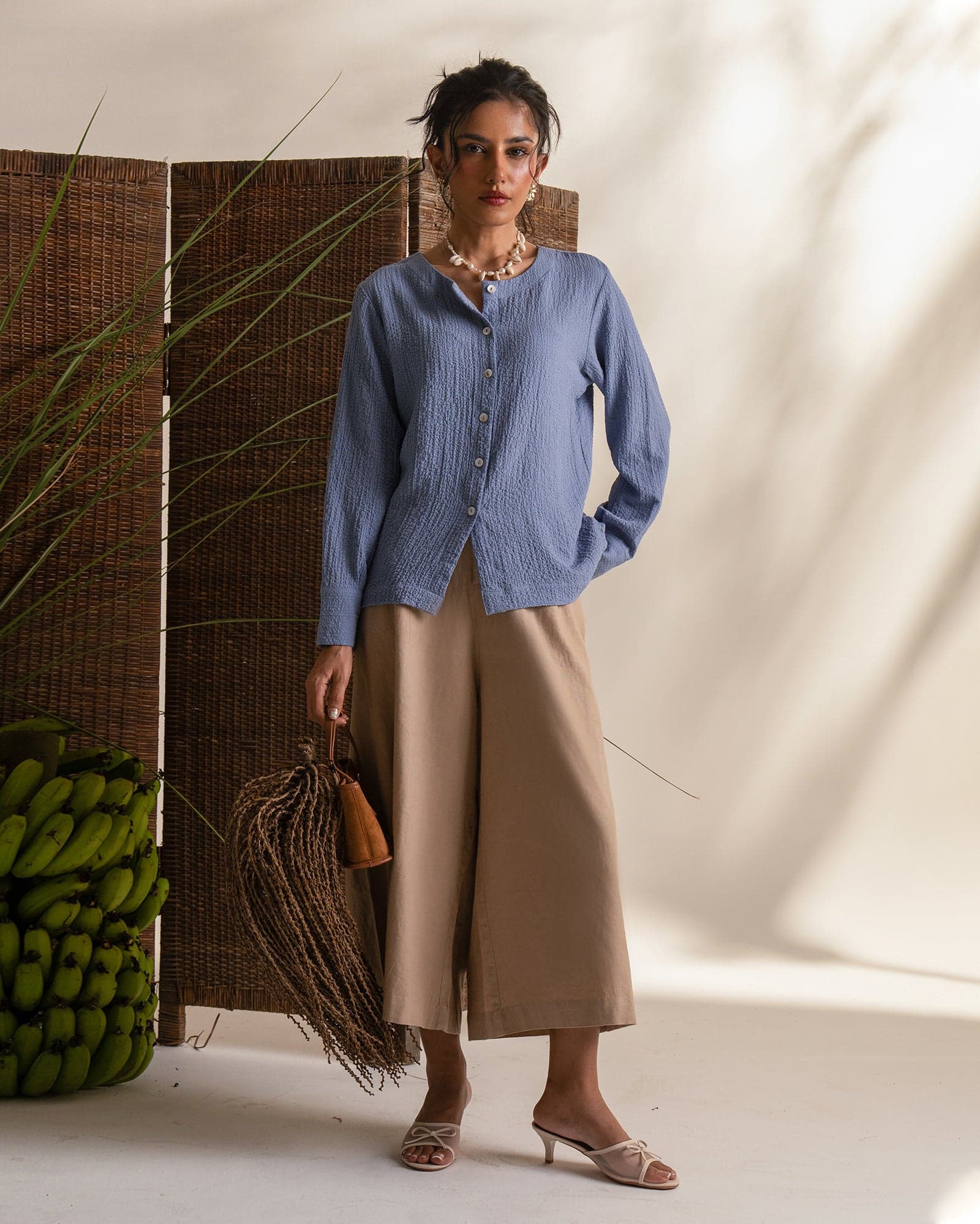 Women Button Down Top
